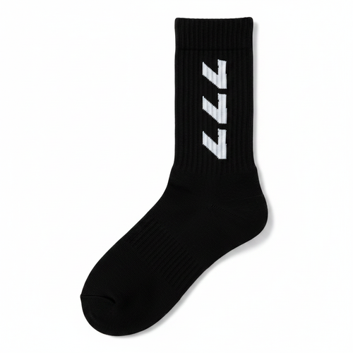 777 Black Socks