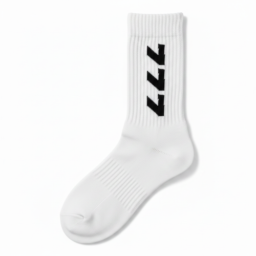 777 White Socks